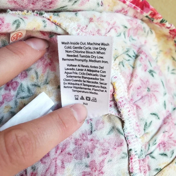 TERRA & SKY | Swing Tiered Tie Front in Tickled Pink sz 2X - Picture 8 of 8